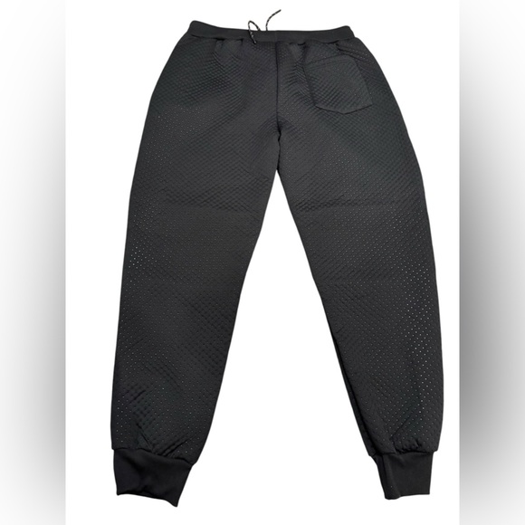 Men's Textured Heat Tech Cold Weather Black Jogger Size XL - Retail 129! - Picture 3 of 5